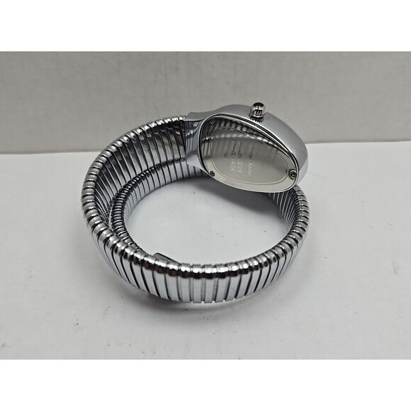 Marlen Keller Snake Bracelet Watch Wrap Coil Bangle Rhinestone New Battery M1856